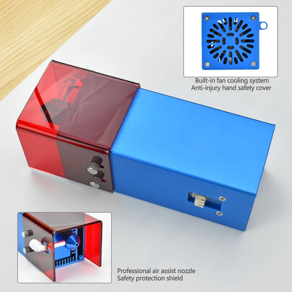 20W Laser Module High Power Laser Engraving Head TTL Blue Laser Head for CNC Router Laser Cutting Machine Engraver DIY Wood Tool